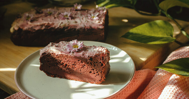 FIT Řepné Brownies s tvarohovým krémem